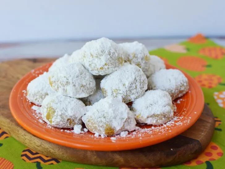 Pumpkin Snowball Cookies Recipe
