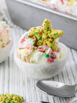 How to make Copycat Blue Bell Christmas Cookies Ice Cream