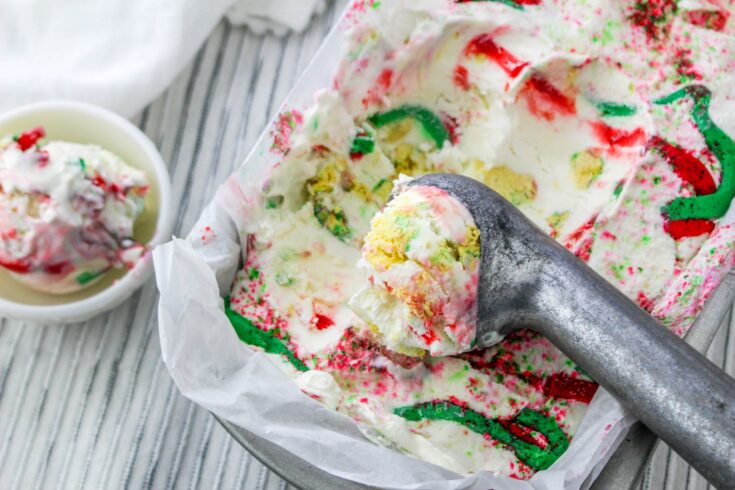 Copycat Blue Bell Christmas Cookies Ice Cream