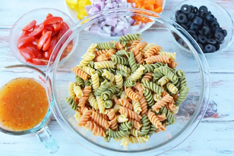 Funeral Pasta Salad Ingredients