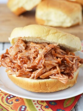 BBQ Pulled Pork Sandwiches in the Instant Pot