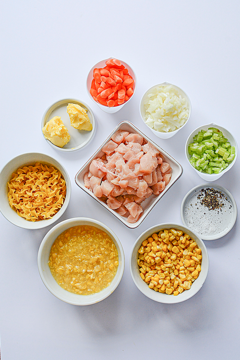 Chicken Egg Noodle Soup Ingredients