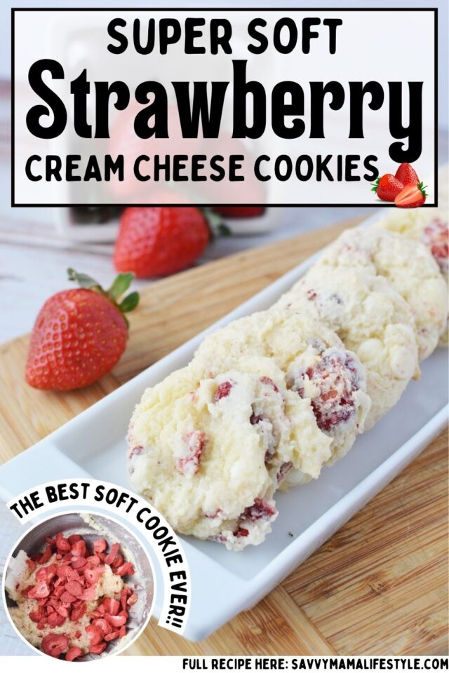 Strawberry Cream Cheese Cookies