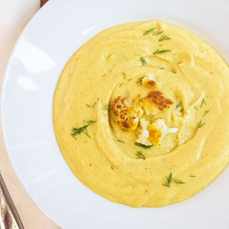 Image for Creamy Curried Cauliflower Soup