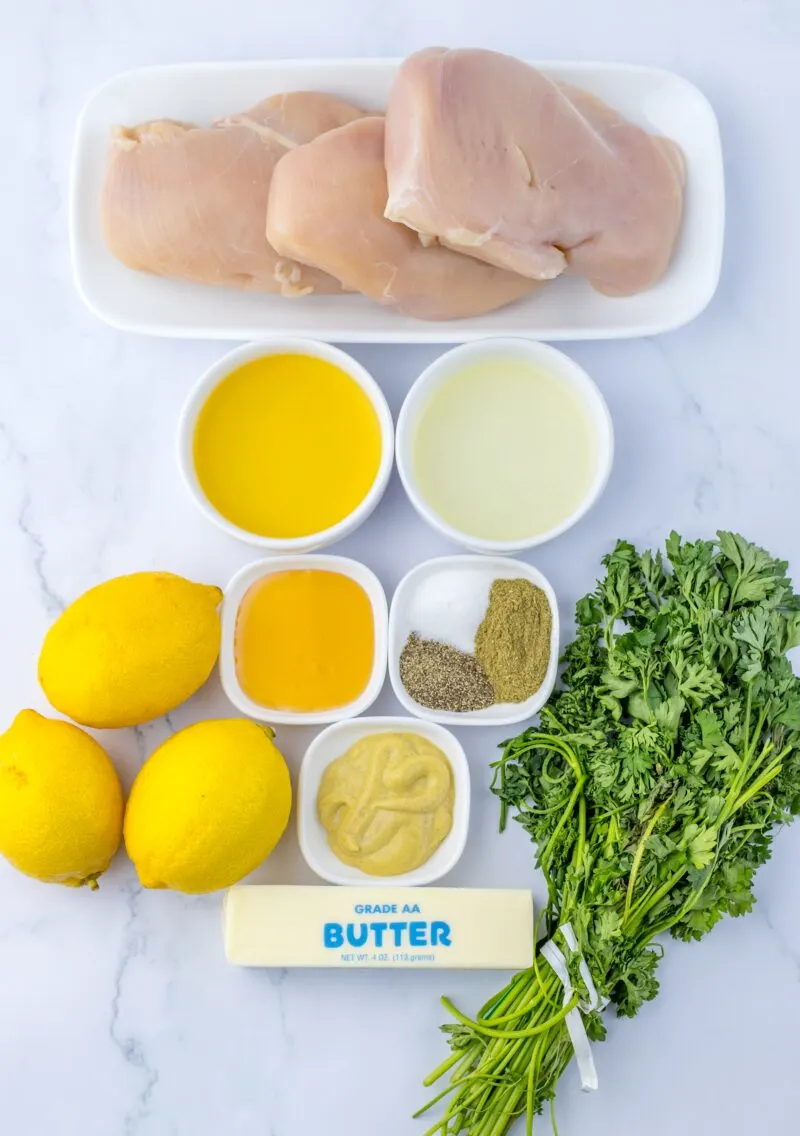Lemon Butter Chicken Ingredients