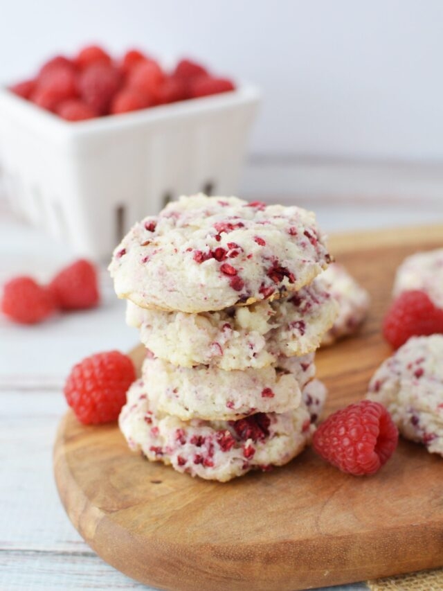 Raspberry Cream Cheese Cookies