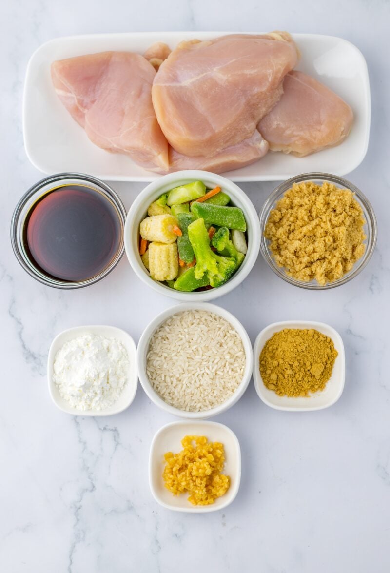 Teriyaki Chicken Casserole Ingredients