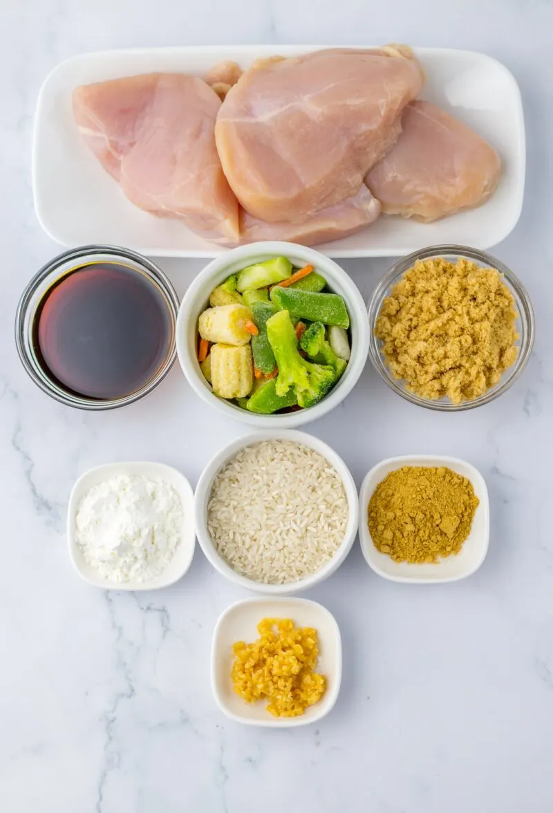 Teriyaki Chicken Casserole Ingredients