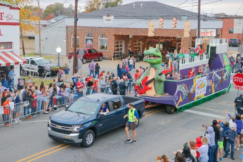 Christmas parade in Monroe-West Monroe.