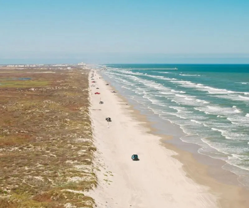 Padre Island National Seashore is one of the best places to visit in texas if you love the beach.