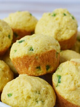 Mini Cornbread Muffins with Jalapeño