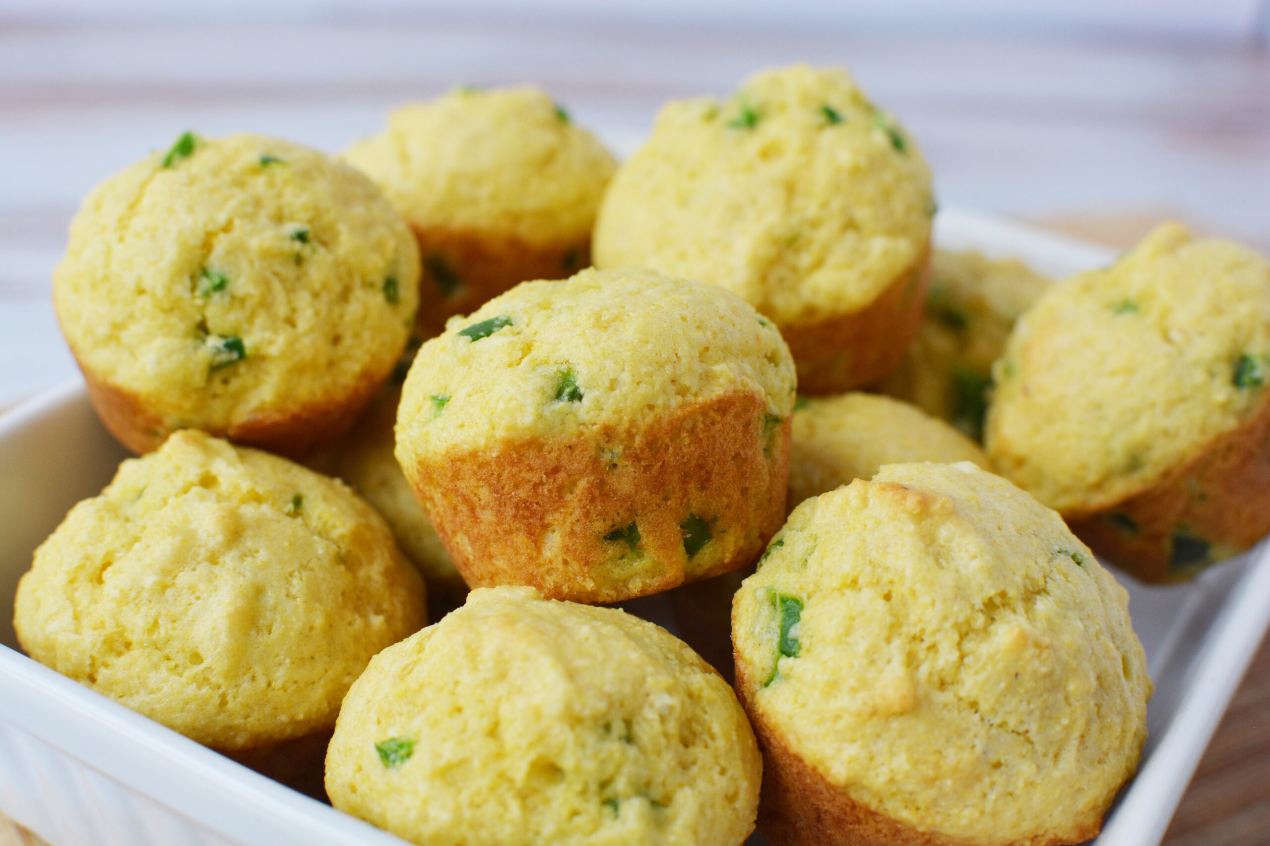 Mini Cornbread Muffins With Jalapeño