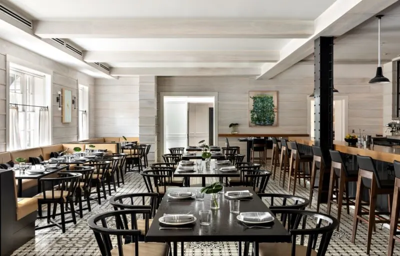 Pacci restaurant at Brice Hotel in Savannah, GA