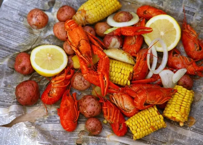 Crawfish Boil during lent