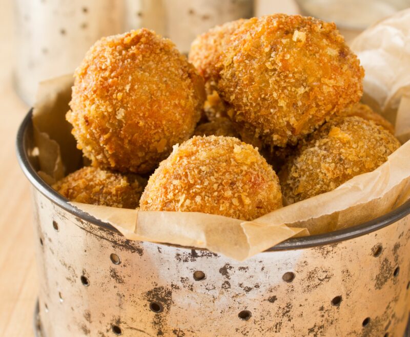 Boudin Balls made of sausage