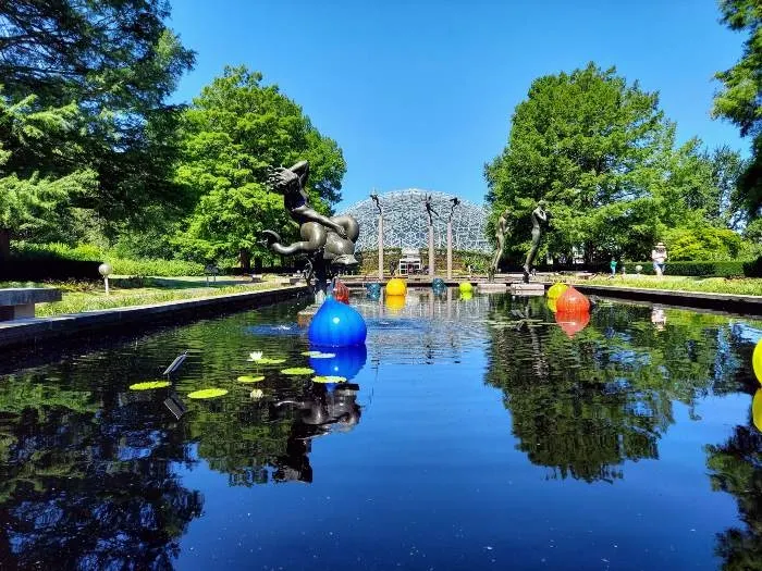 Fountain at Missouri Botanical Garden in St. Louis