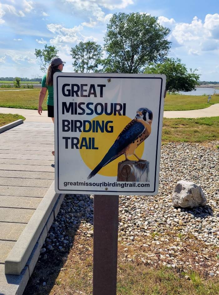 Sign for Great Missouri Birding Trail