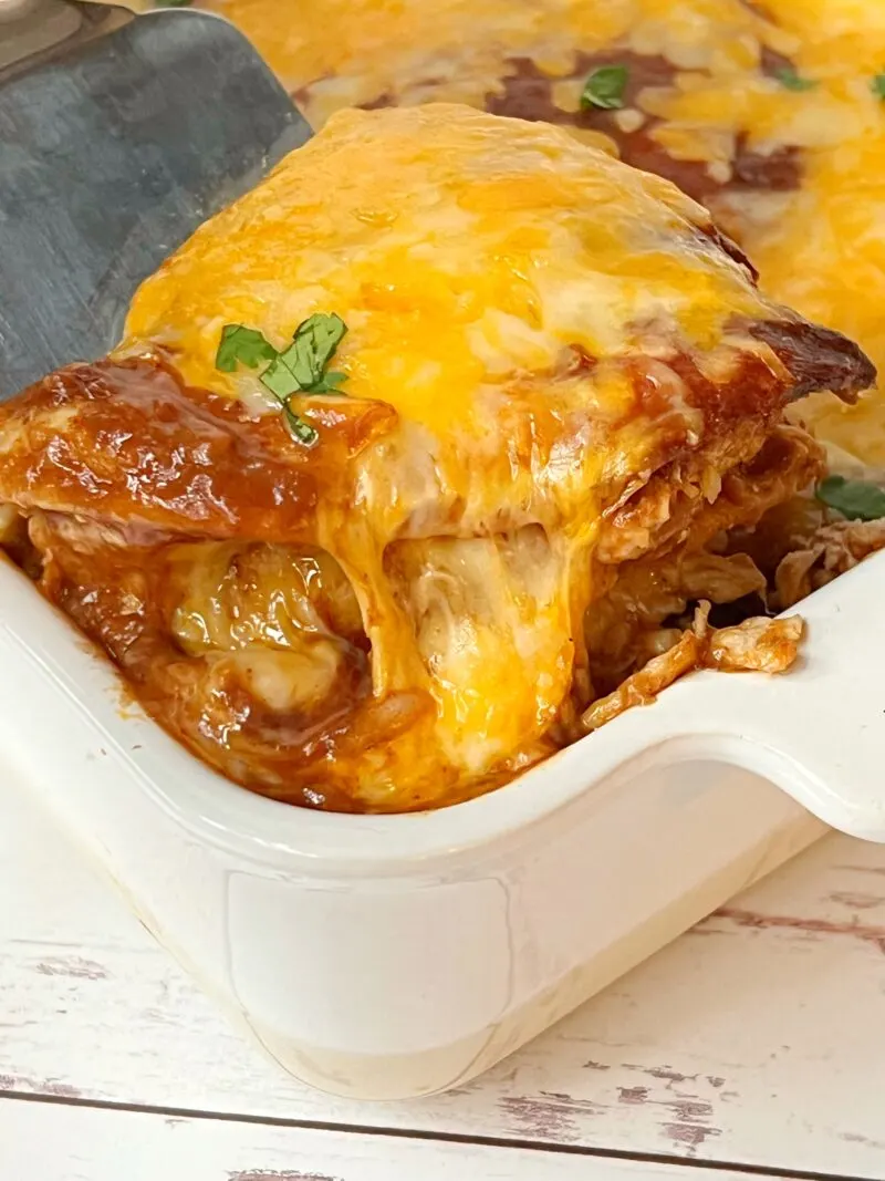 Mole Chicken Enchilada Casserole Recipe