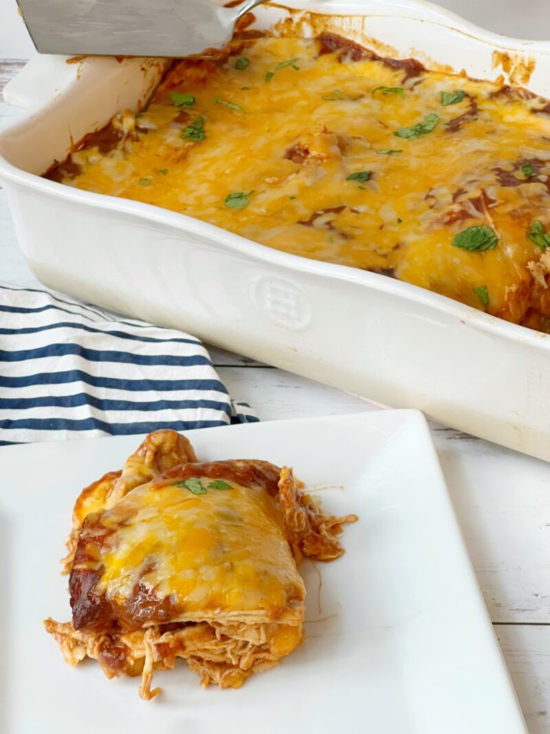 Mole Chicken Enchilada Casserole recipe.