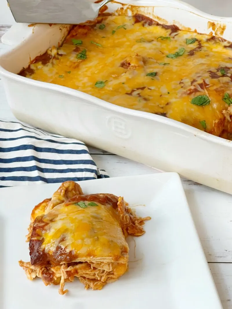 Mole Chicken Enchilada Casserole recipe.