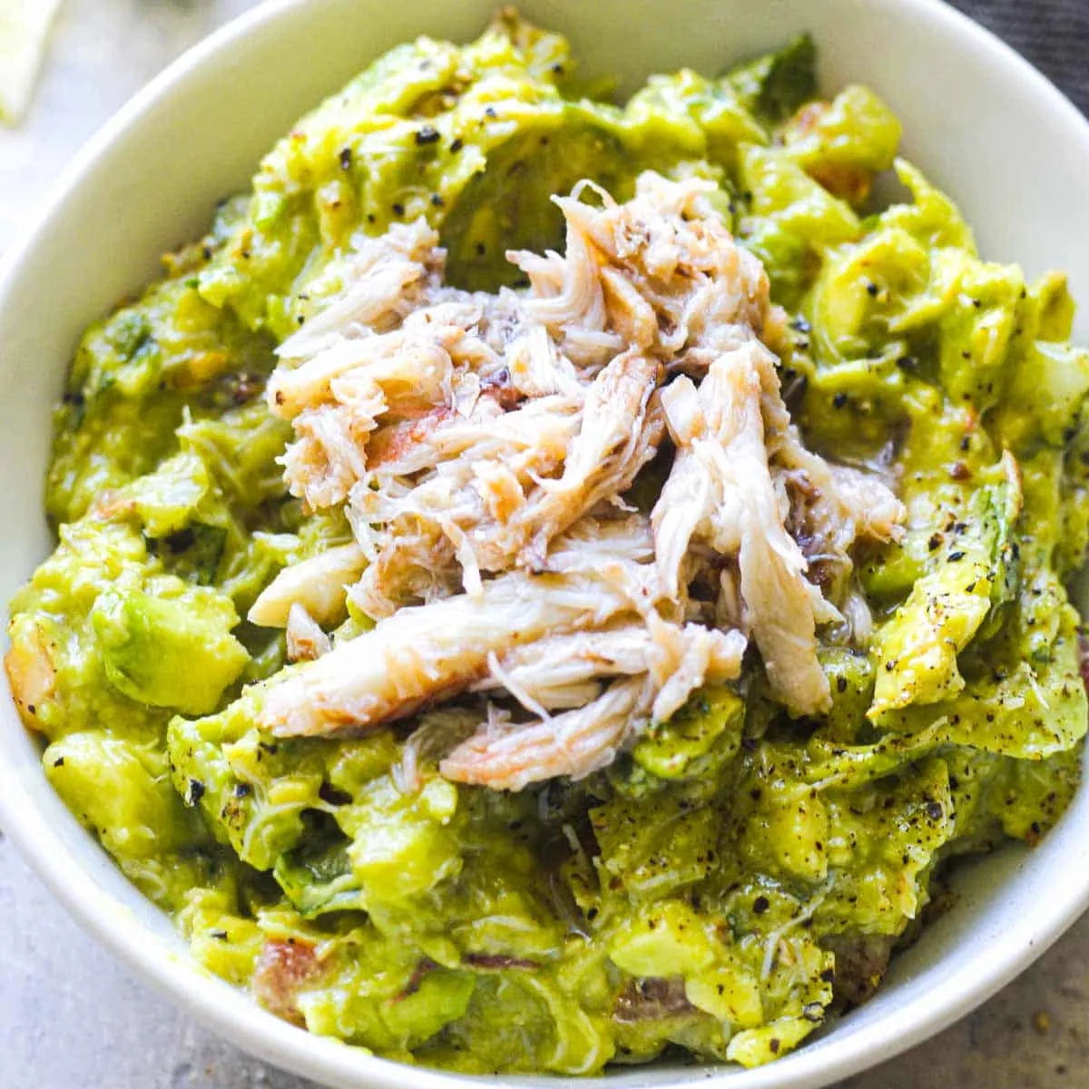 Image for Crab guacamole dip