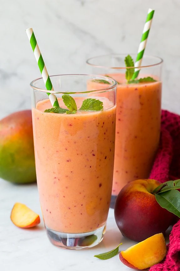 Image for Healthy Peach Smoothie