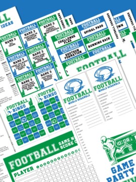 Free Printable Football Games PDF Download