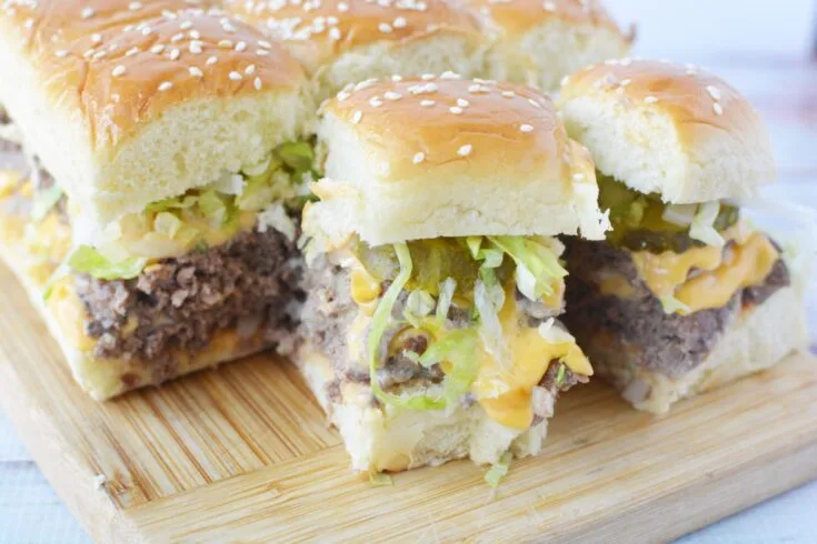 Big Mac Cheeseburger Sliders Recipe