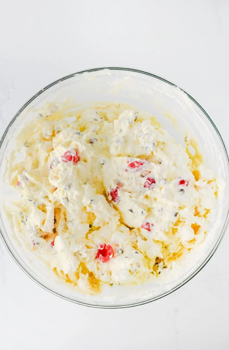 Fold in the cherries