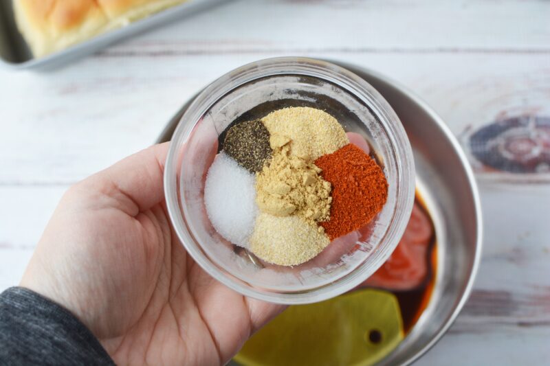 Spices in the Hawaiian Chicken Sliders