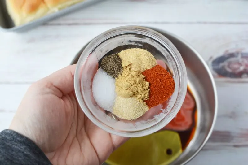 Spices in the Hawaiian Chicken Sliders