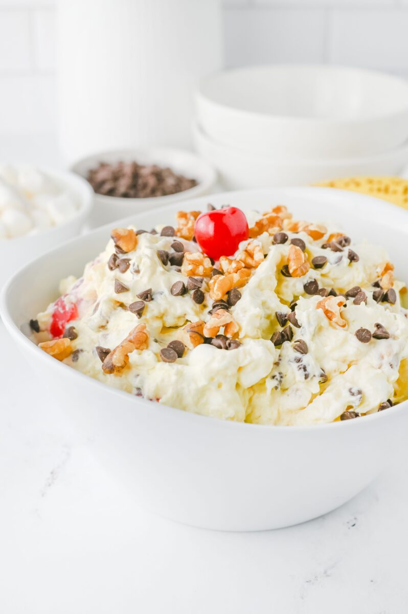 Banana Split Fluff Dessert Recipe