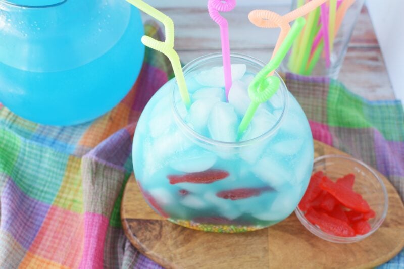 Non-Alcoholic Fish Bowl Punch