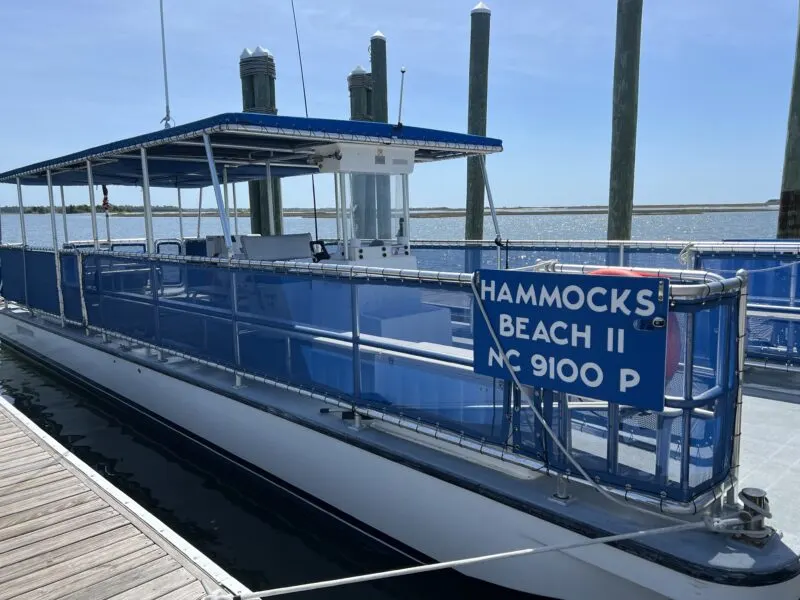 Hammocks Beach State Park Ferry Services runs daily throughout the year.