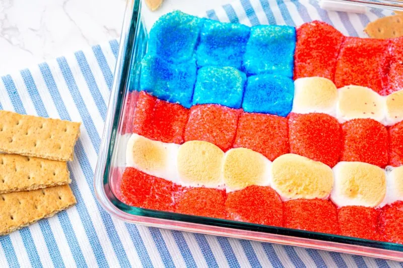 Patriotic S'mores Dip Recipe