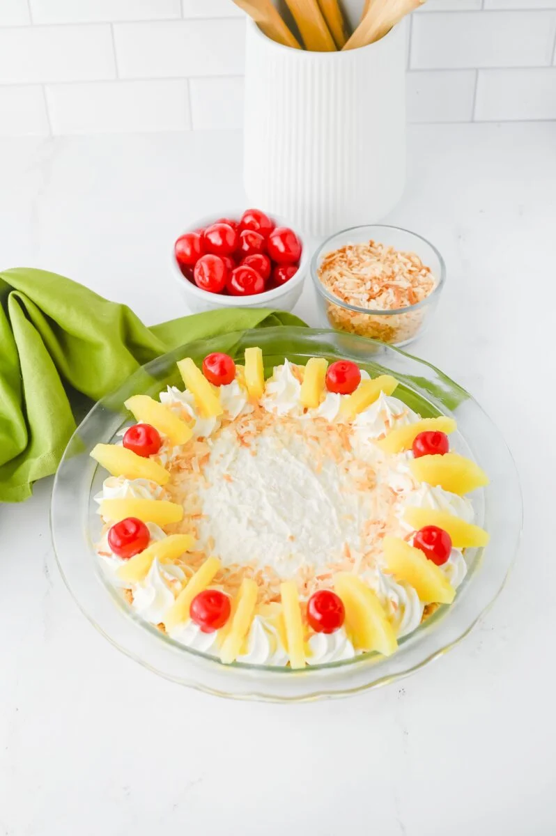 Finished decorated pie