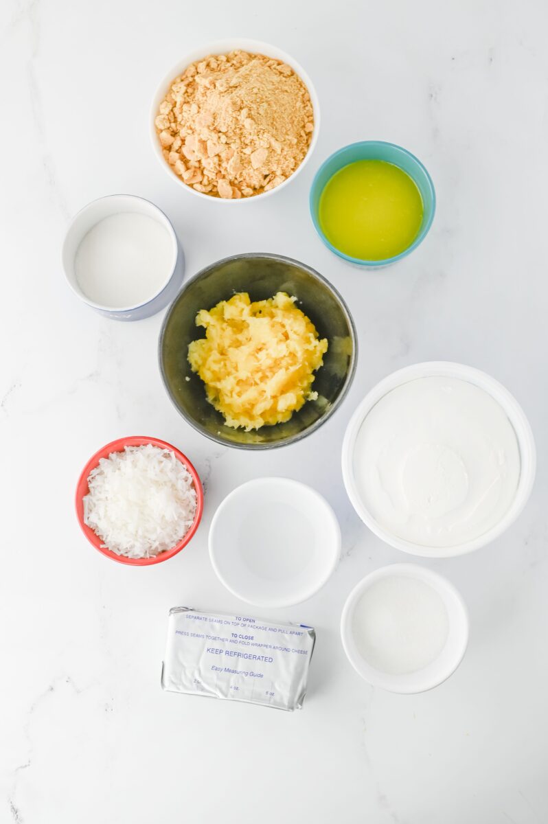 Pina Colada Pie Ingredients