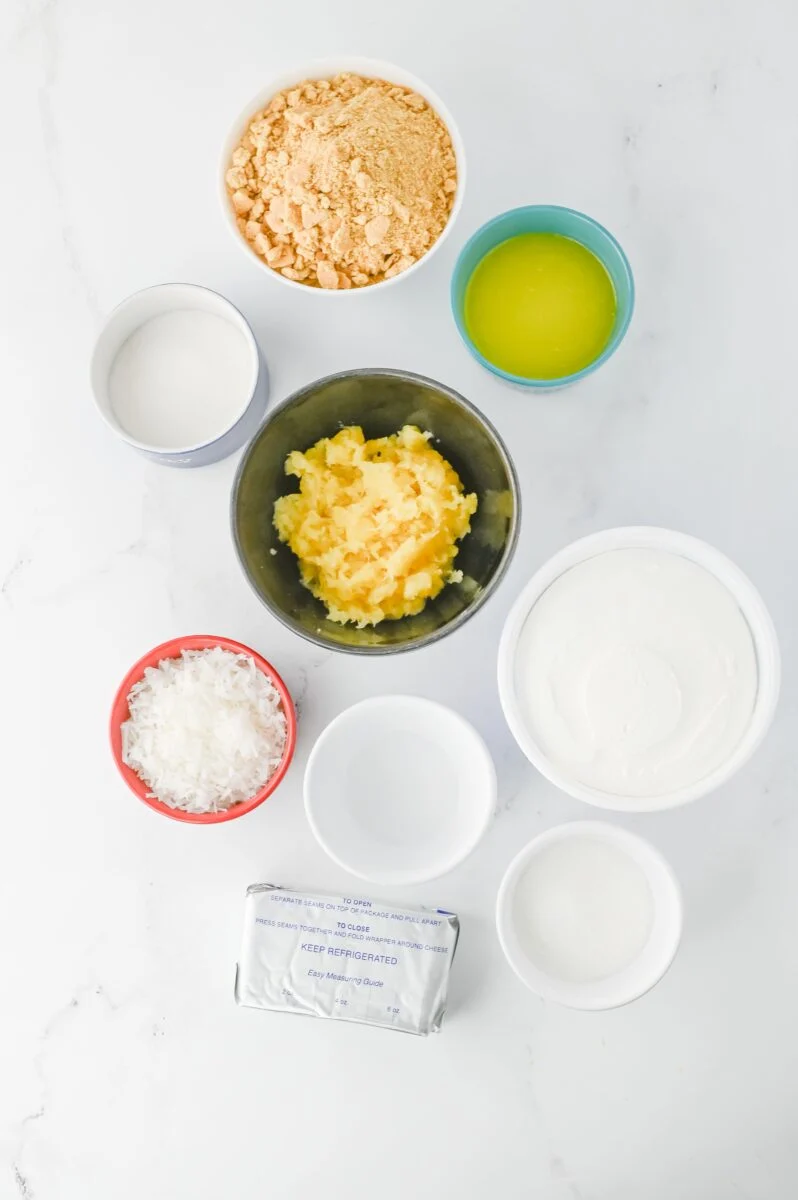 Pina Colada Pie Ingredients
