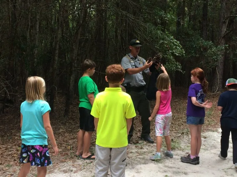 Ranger led hikes for kids are very popular.