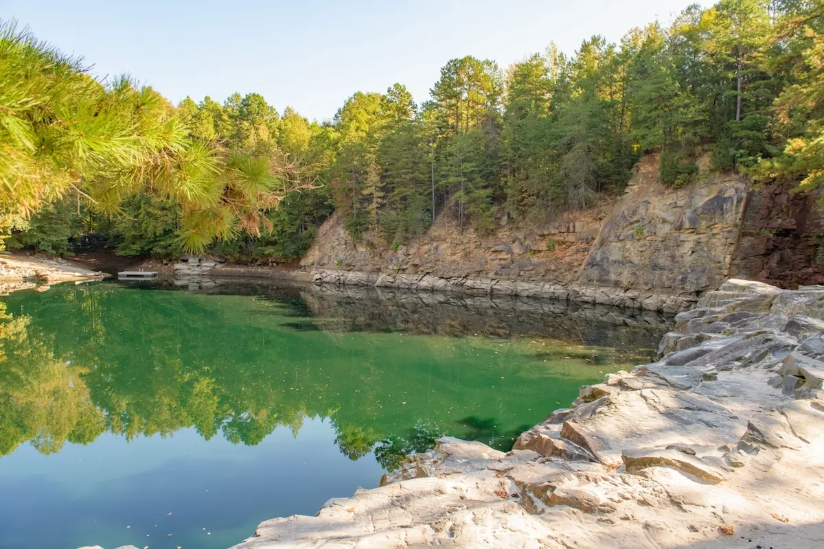 The quarry swimming hole at Carrigan Farms