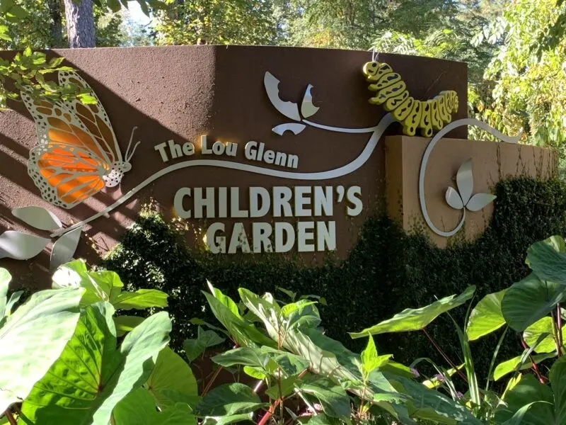 The Children's Garden is a favorite amongst little guests.