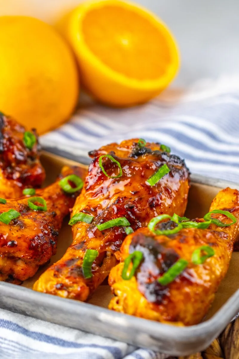 Roasted citrus chicken legs