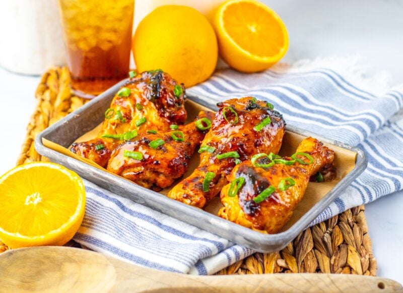Orange Citrus Glazed Chicken Legs Recipe
