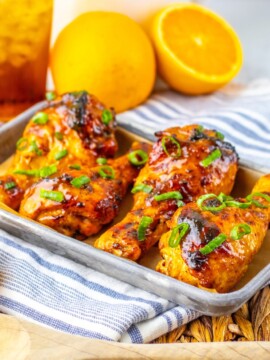 Orange Citrus Glazed Chicken Legs Recipe