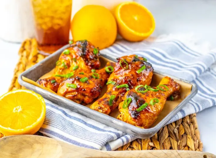 Orange Citrus Glazed Chicken Legs Recipe