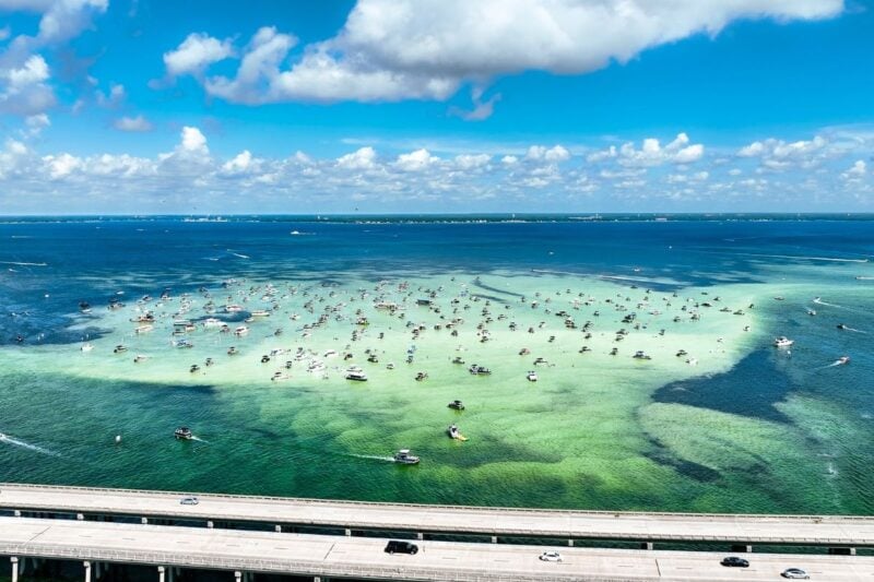 Boating in Crab Island