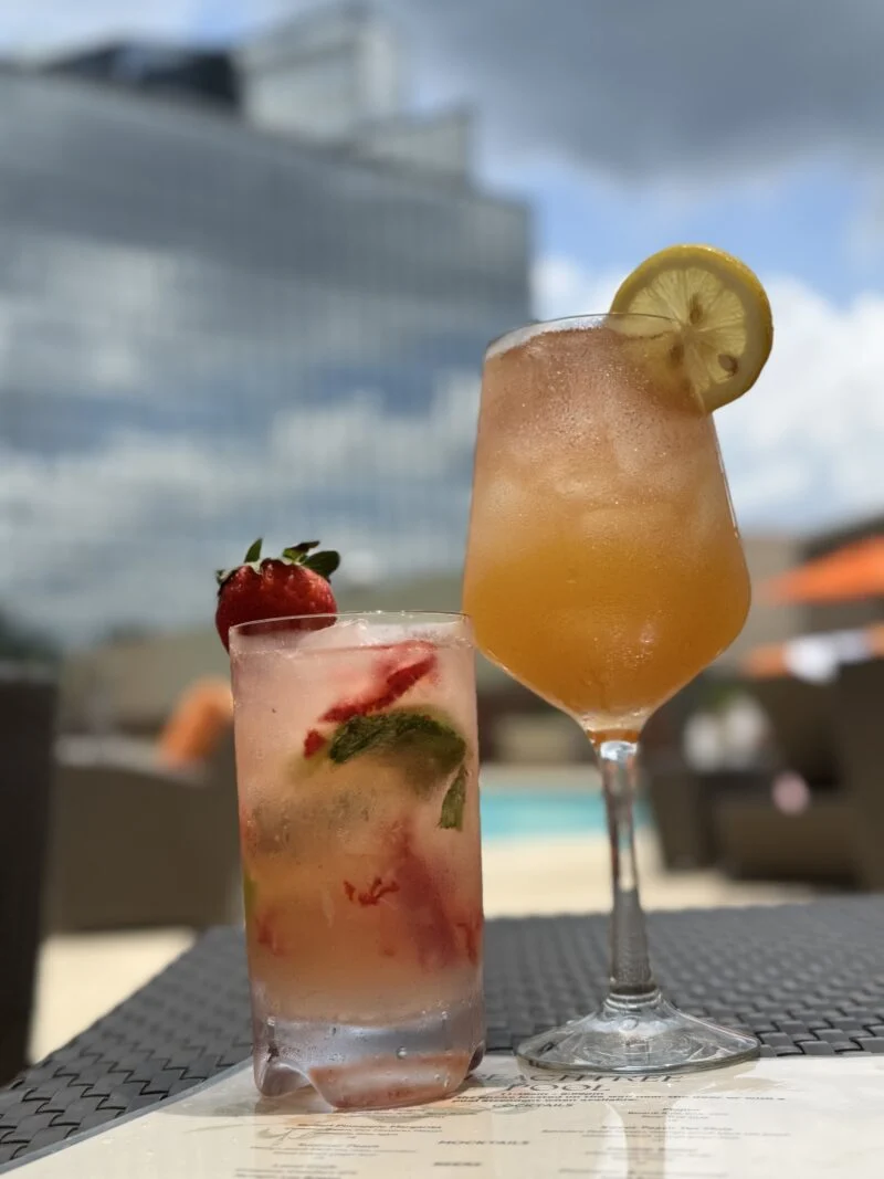 Cocktail menu specials for summer at Intercontinental Hotel