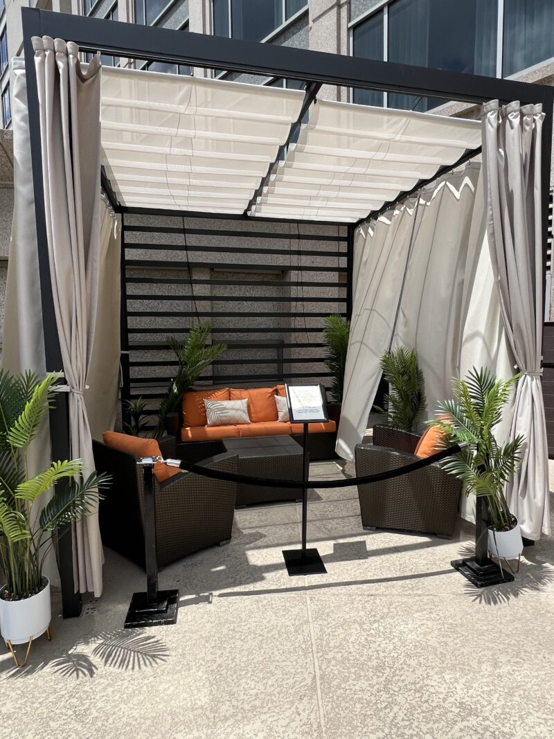 Reserve a private cabana through Resort Pass