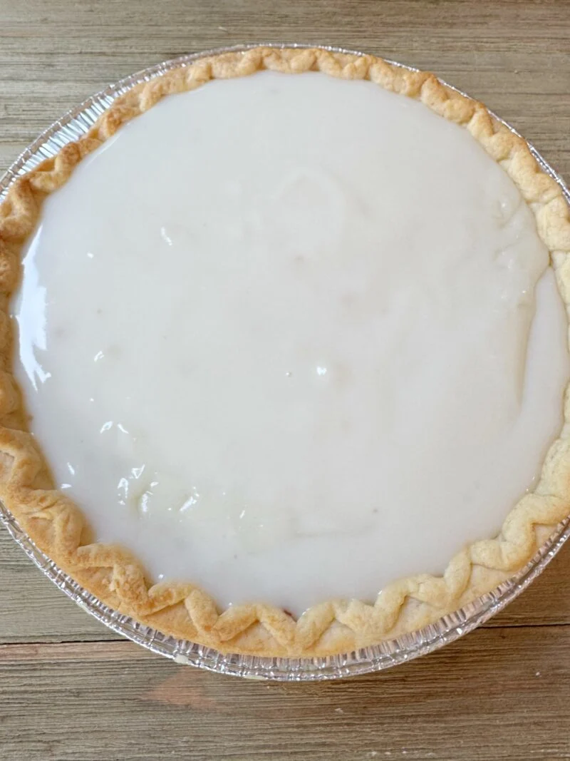 Haupia Pie Recipe with coconut layers