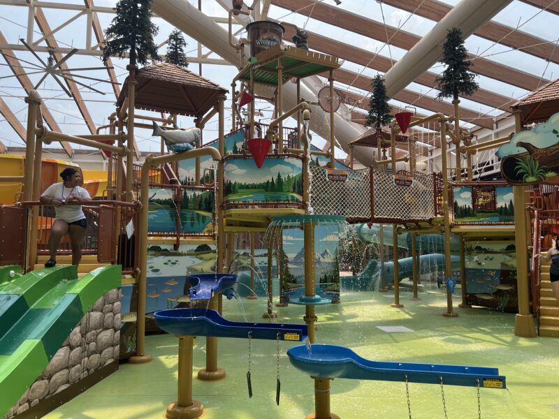 Wildnerness at the Smokies is where you can splash around all year long.